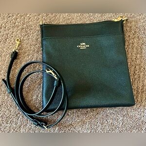 Coach Authentic Small Black Messenger Crossbody Bag